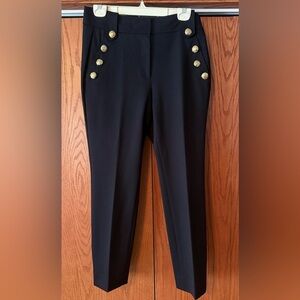 WHITE HOUSE BLACK MARKET Women’s Size 8 Black Jolie Straight Dress Pants